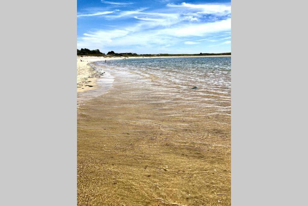 Charmant studio à 400m de la plage avec piscine Guidel Extérieur photo
