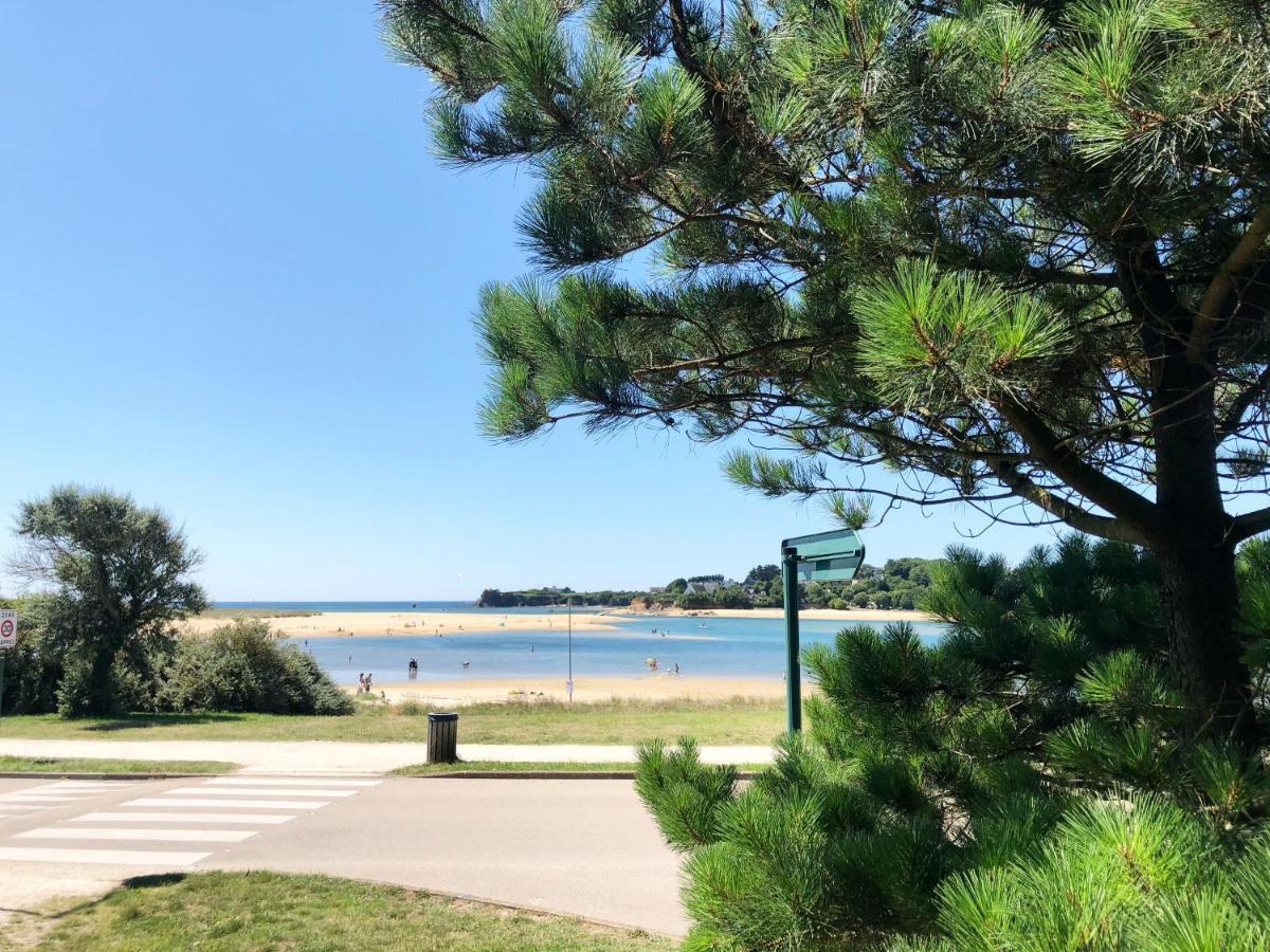 Charmant studio à 400m de la plage avec piscine Guidel Extérieur photo